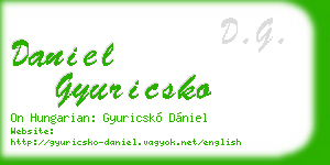 daniel gyuricsko business card
